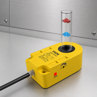 Capteur de proximité inductif annulaire industriel pour la détection de métaux et de petites billes d'acier, résolution 1 mm, sensibilité réglable
