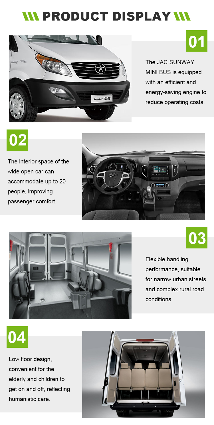 Used JAC SUNWAY Mini Bus, 14 Seats, Diesel Engine - Quality Used