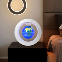 Globe Magnétique Flottant Rotatif à Lévitation Magnétique Forme Ronde avec Lumières LED – Vente Directe Usine 2026