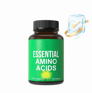 PRAIVITE LABEL BCAA à base de plantes pour adultes, capsules d'acides aminés à chaîne ramifiée végétariennes pour l'énergie, en gélules végétales - Product Image 1