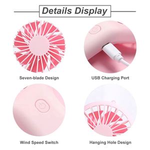 Nuevo Mini Ventilador Portátil 2026, Recargable, Soporte para Teléfono Móvil, Regalo, Portátil, con Logotipo Personalizado - Product Image 4