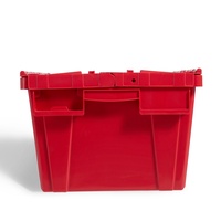 Conteneur en PP avec couvercle attaché TSS-TBX, écologique, coloré, empilable, emboîtable, capacité de charge de 45 L, 30 kg, boîtes personnalisées imprimées en soie
