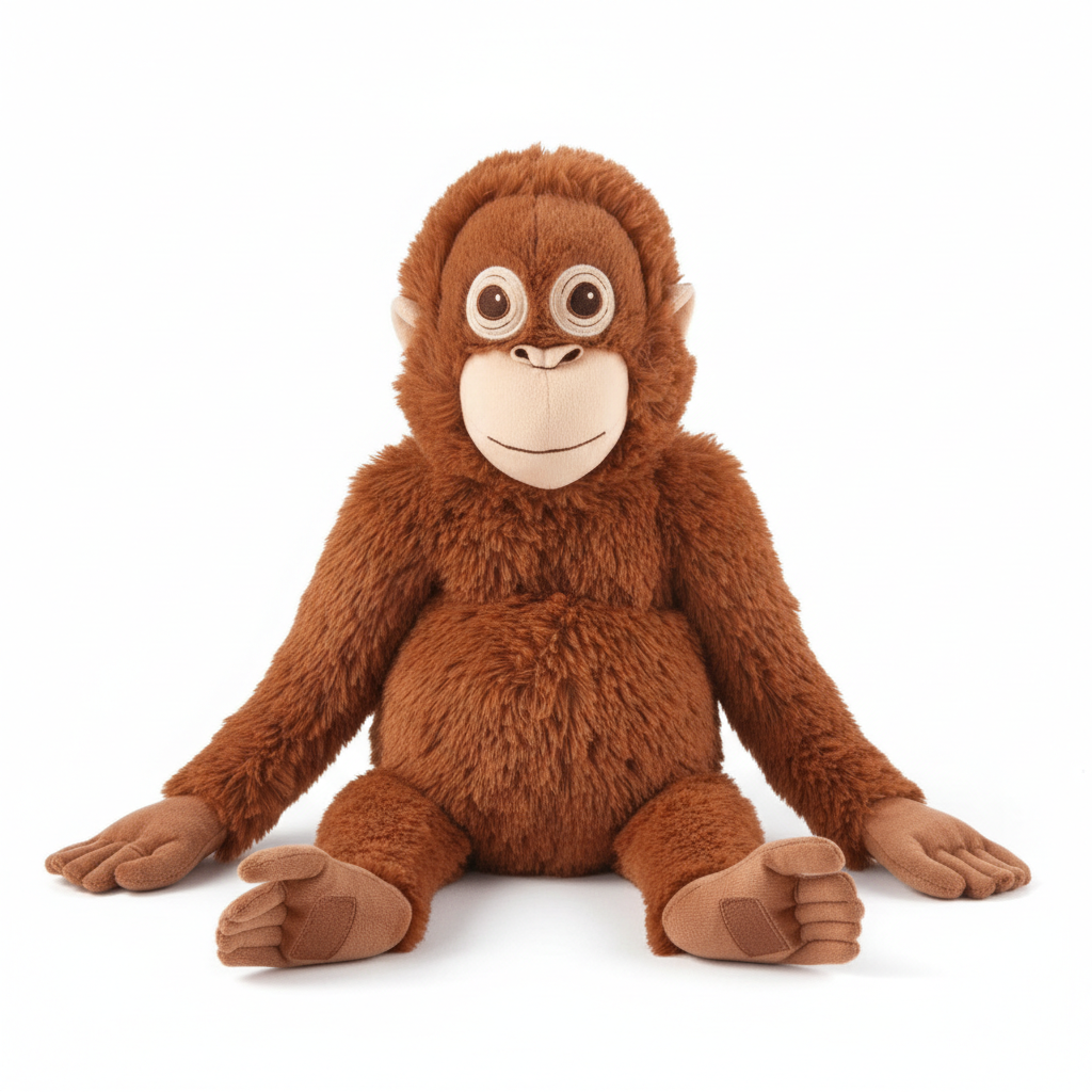 Vermont Teddy Bear Monkey - Peluche de mono, marrón, 15 pulgadas - Yaxa