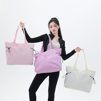 Bolsa Deportiva de Yoga y Gimnasio Estilo Influencer 2026, de Gran Capacidad, con Asa al Hombro, Forro de Nailon y Poliéster, Organizador para Viajes de Ocio