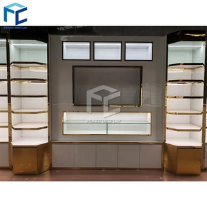 Hiện đại cửa hàng bán lẻ Thiết kế trang trí quà tặng cửa hàng trưng bày Showcase Boutique cửa hàng tạp hóa Kệ MDF có thể điều chỉnh kệ trưng bày - Product Image 5