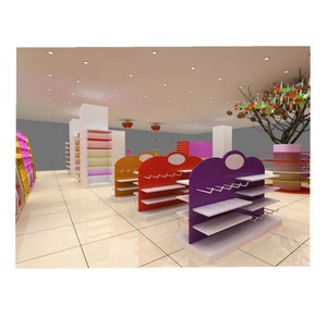 Moderno comida dulce de centro comercial quiosco de tienda de dulces diseño interior para la venta - Product Image 3