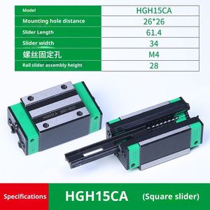 Glissière de guidage linéaire domestique Shangyin, ensemble complet HG15 en acier allié, garantie 1,5 an, roulement linéaire pour vidéo d'illustration - Product Image 6
