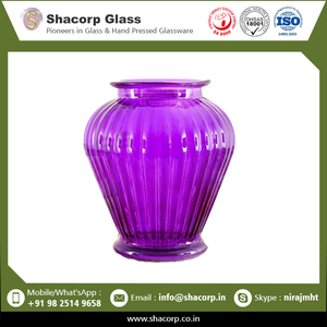 Vase en verre décoratif de qualité supérieure, prix en gros, 5 pièces - Product Image 4
