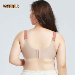 Vente en <span class=keywords><strong>gros</strong></span> de dentelle modal soie sans armatures 38 40 42 44 46 <span class=keywords><strong>gros</strong></span> seins grande taille femmes grasses grossesse maternité allaitement soutien-gorge d'allaitement - Product Image 2