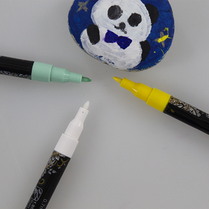 Decoraciones Adornos Juego de bolígrafos Plumas de <span class=keywords><strong>pintura</strong></span> para <span class=keywords><strong>pintura</strong></span> de roca Marcadores de <span class=keywords><strong>pintura</strong></span> acrílica para piedra artesanal Vidrio de cerámica - Product Image 5