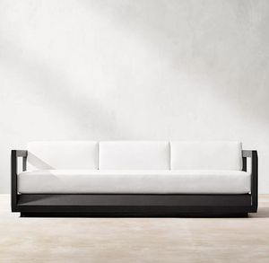 Conjunto de Sofás Modernos para Jardín, Muebles de Aluminio para Exteriores de Dos y Tres Plazas con Cojines - Product Image 1