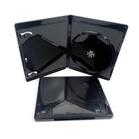 Boîtier de disque 4K UHD noir personnalisé en usine, épaisseur 11 mm, coque Blu-ray DVD pour usage domestique, automobile et bureautique, anti-poussière, durable et léger