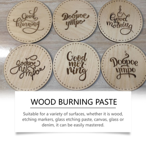 Jue Fish Diy Pirograbado Madera <span class=keywords><strong>Cuero</strong></span> Lona Papel Pasta ardiente - Product Image 2