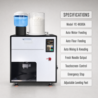 Machine à pâtes multifonctionnelle automatique commerciale de dernière génération, facile à utiliser, en acier inoxydable, grande capacité, pour ramen, spaghetti et nouilles