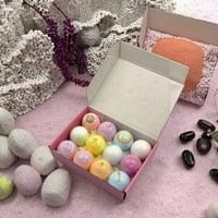 S & Soak Personnalisable Marque Privée Fournitures de Spa Biologique Bombes de Bain Rondes Boule de Douche En Gros