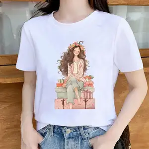 T-Shirt For Women polo for kids Clothing In Bulk Premium V-Neck Zip With Cool Print Sleeveless Sweat Proof Bts T-Shirt For Girls