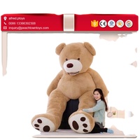 Boneka Beruang Teddy Mainan Mewah Ajaib Super Lembut Uniseks Lucu Bordir Hadiah Ulang Tahun untuk Anak-anak