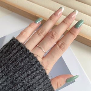 Dylam Simple Design Tiny Chic Women <b>Adjustable</b> Rhodium Plated 925 Sterling <b>Silver</b> Daily Wear Fashion Promise <b>Rings</b> - Product Image 3