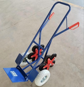 Carro de mano de alta calidad para trabajo pesado con rueda sólida de PU de 10 pulgadas Fácil de subir el carro de la escalera - Product Image 6