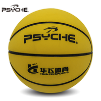 Mini ballon en caoutchouc naturel jaune personnalisé avec logo Psyche, rebond élevé, 6 cm, pour adultes, promotion