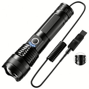 WOSEN Super brillante 10000 lúmenes P70 LED antorcha 4 modos 3000m de largo alcance táctico linternas de luz USB recargable IP67 calificación - Product Image 1