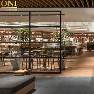 Meuble présentoir mural pour librairie <span class=keywords><strong>Vitrine</strong></span> de design d'intérieur pour centre commercial ou centre commercial - Product Image 5