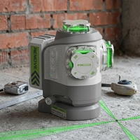 Niveau laser 3D automatique Huepar Pro GS03CG de haute qualité, 12 lignes vertes pivotantes 3*360
