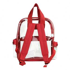 Custom Logo <b>Clear</b> PVC <b>Backpack</b> Manufacturer Lightweight Transparent <b>Backpacks</b> - Product Image 3