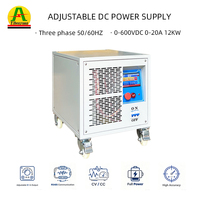 Alimentation CC programmable haute tension 600V 20A pour test de commande de moteur et test de burn-in de semi-conducteurs de relais haute tension
