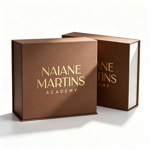 Caja Magnética Personalizada para Sombrero Fedora CRD con Grabado y Brillo, Caja de Regalo de Papel Rígido Reciclable, Tamaño Grande, Color Personalizado - Product Image 3