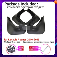 Pour Renault Fluence Samsung SM3 2010 ~ 2020 garde-boue bavette garde-boue bavettes bavettes accessoires de voiture 2012 2013 2014 2015