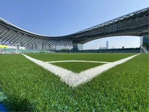 Hierba de fútbol de 50mm a precio <span class=keywords><strong>barato</strong></span> de fábrica 2025, hierba de fútbol sintética duradera, Buena hierba <span class=keywords><strong>artificial</strong></span> de fútbol con larga garantía - Product Image 6