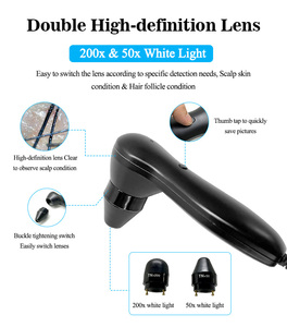 Microscope capillaire sans fil 3.0MP 600X avec connexion tablette mobile pour analyse diagnostique - Product Image 4