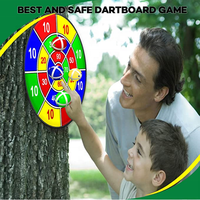 Jeu de fléchettes avec 8 balles adhésives et crochet, jeu de fléchettes Kickball pour enfants, cadeau de Noël, jouet sûr et classique