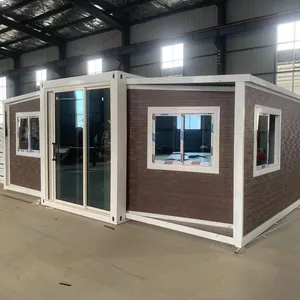 Casa espandibile prefabbricata contenitore da 20-40 piedi con 3 piani per la casa della camera da letto casa container espandibile da 40 piedi 7 acquirenti