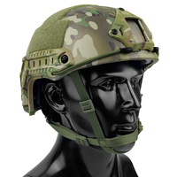 Casque tactique FAST de haute qualité avec système de suspension WENDY, casques en aramide multicolores, protection PE, équipement de défense personnelle