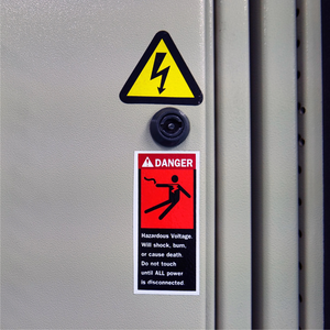 Autocollant lumineux de sécurité d'urgence personnalisé avec logo en PVC de qualité supérieure pour le marché - Product Image 1