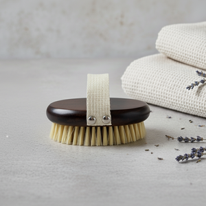 Brosse de qualité supérieure avec manche en bois/nylon/coton, nouvel arrivage, outil de gommage corporel pour la douche - Product Image 1