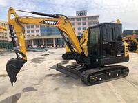Mini-excavatrice Sany 60Cpro 6 tonnes d'occasion en excellent état, moteur haute performance, faible nombre d'heures, pompe hydraulique, boîte de vitesses