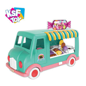 Ensemble de crème glacée multifonction en plastique, jeu de simulation de <span class=keywords><strong>cuisine</strong></span>, chariot de <span class=keywords><strong>cuisine</strong></span> pour enfants de 0 à 24 <span class=keywords><strong>mois</strong></span> à 5 à 7 ans - Product Image 1