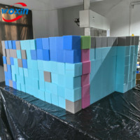 Blocs de construction en mousse souple pour enfants, cubes éducatifs Montessori, fosse à jouer intérieure, trampoline, jouet pour salle de jeux