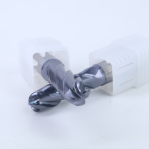 Fraise <span class=keywords><strong>à</strong></span> nez sphérique en carbure monobloc avec revêtement AlTiN pour la finition de moules en aluminium en acier CNC Fraise <span class=keywords><strong>à</strong></span> nez sphérique <span class=keywords><strong>à</strong></span> 4 cannelures - Product Image 5