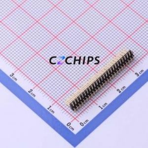 X1321WVS-2x26J-C40D53 Pin Header SMD,P=1.27mm Connector ( Pin Structure: 2x26P )( Pitch: 1.27mm )( Row Spacing: 1.27mm ) - Product Image 2