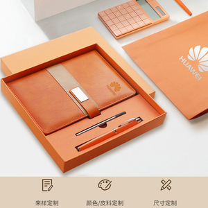 Lots de carnets A5 personnalisés en gros avec logo sur mesure, coffrets cadeaux pour événements professionnels, blocs-notes et carnets de réunion - Product Image 3