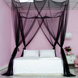 Nữ Hoàng và đôi kích thước đầy đủ có thể gập lại Polyester muỗi <span class=keywords><strong>Net</strong></span> lều cho nhà giường ký túc xá và du lịch mùa Hè sử dụng trang trí - Product Image 2