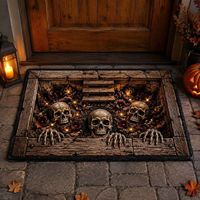 Tapis d'Halloween très demandés, motifs Crâne, Citrouille, Fantôme, Araignée et Fantôme, designs personnalisés disponibles directement de l'usine, tapis à simulation 3D