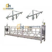 Pince de parapet en aluminium pour échafaudage suspendu sur mesure, pour plateforme de travail suspendue à câble d'acier ZLP500/630/800