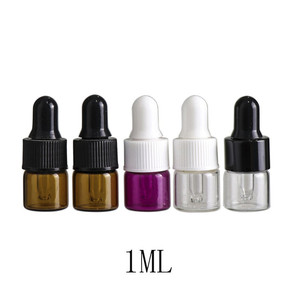 Envase de Muestra <span class=keywords><strong>para</strong></span> Aceite de Perfume, Mini Botella de Vidrio con Gotero de 1ml, 2ml, 3ml, 5ml, 10ml, en Color Ámbar, Transparente y <span class=keywords><strong>Azul</strong></span>, Frasco de Vidrio <span class=keywords><strong>para</strong></span> Aceite Capilar con Gotero - Product Image 3
