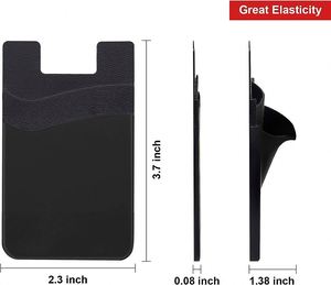 Oferta Especial: Tarjetero de Silicona Adhesivo Personalizado con Logotipo Promocional, Colorido, para Tarjetas de Crédito, Identificación y Teléfono - Product Image 3