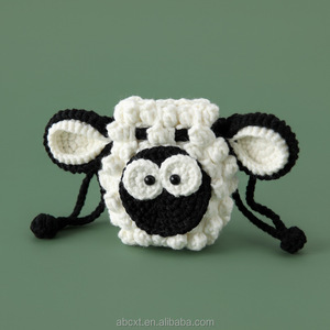 กระเป๋าถักโครเชต์ทรง<span class=keywords><strong>เห็ด</strong></span>มินิสุดเก๋สไตล์วินเทจสำหรับนักศึกษา <span class=keywords><strong>ทำ</strong></span>ด้วยมือ  กระเป๋าใส่เหรียญ - Product Image 6